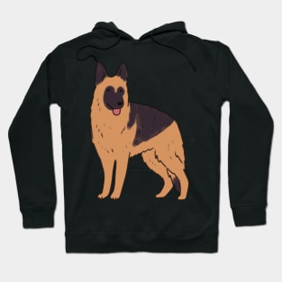 german shepherd dog drawing Hoodie